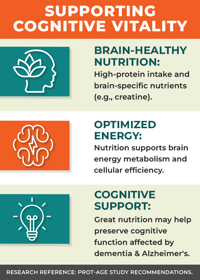 Supporting Cognitive Vitality Infographic
